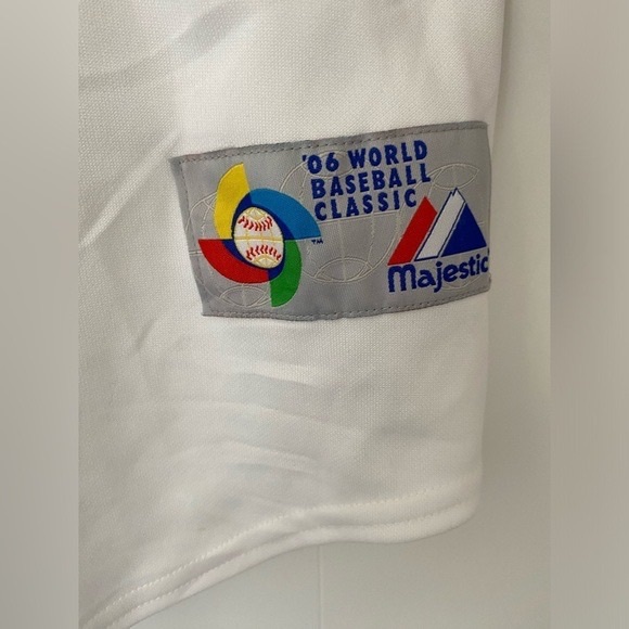 MLB '06 USA JETER 02 WORLD BASEBALL CLASSIC MAJESTIC White Jersey in XXL - Picture 7 of 15